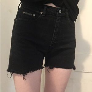Vintage Calvin Klein Cut Off High-rise Shorts